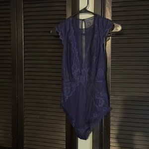 Navy blue H & M bodysuit size XS